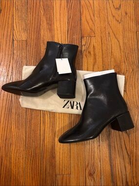 Zara Womens Ankle Boot 10 NWT
